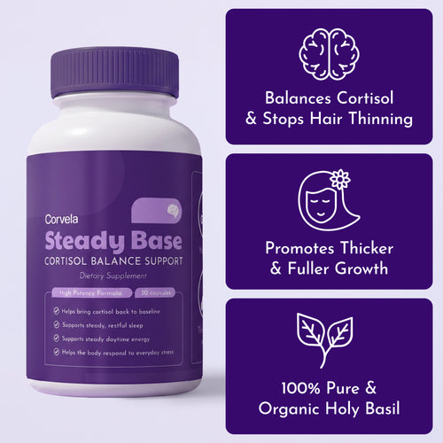 Corvela Steady Base™ - Lower Cortisol, Restore Your Rhythm